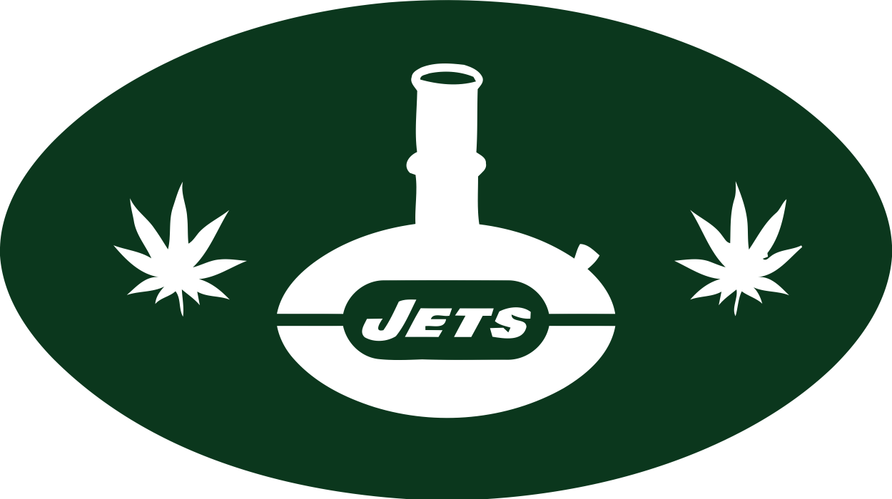 New York Jets Smoking Weed Logo DIY iron on transfer (heat transfer)